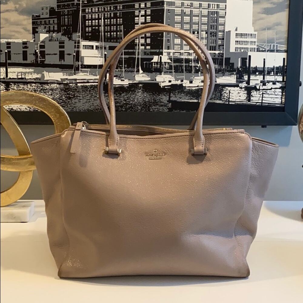 Kate Spade Taupe Tote Bag